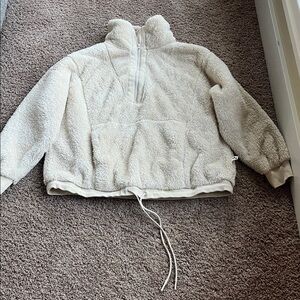 JoyLab Cream Sherpa Fleece